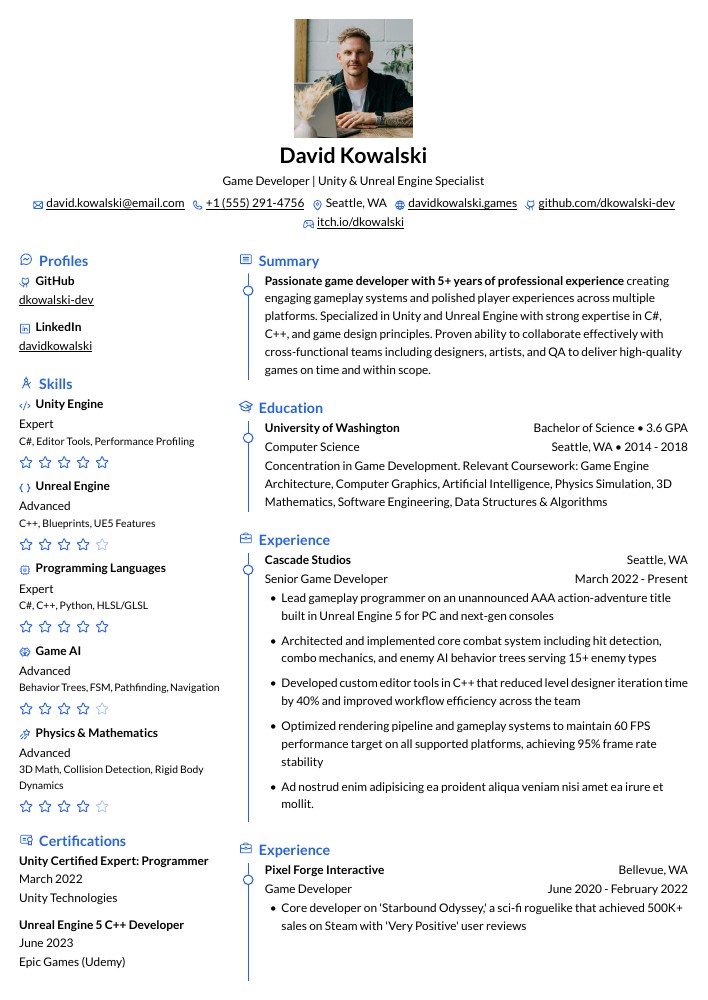 Azurill resume template