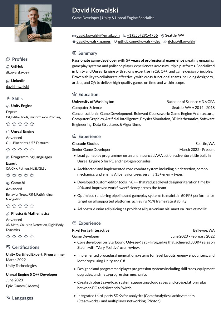 Ditto resume template